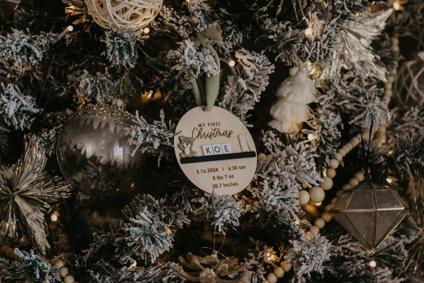 Baby’s First Christmas Bear Ornament