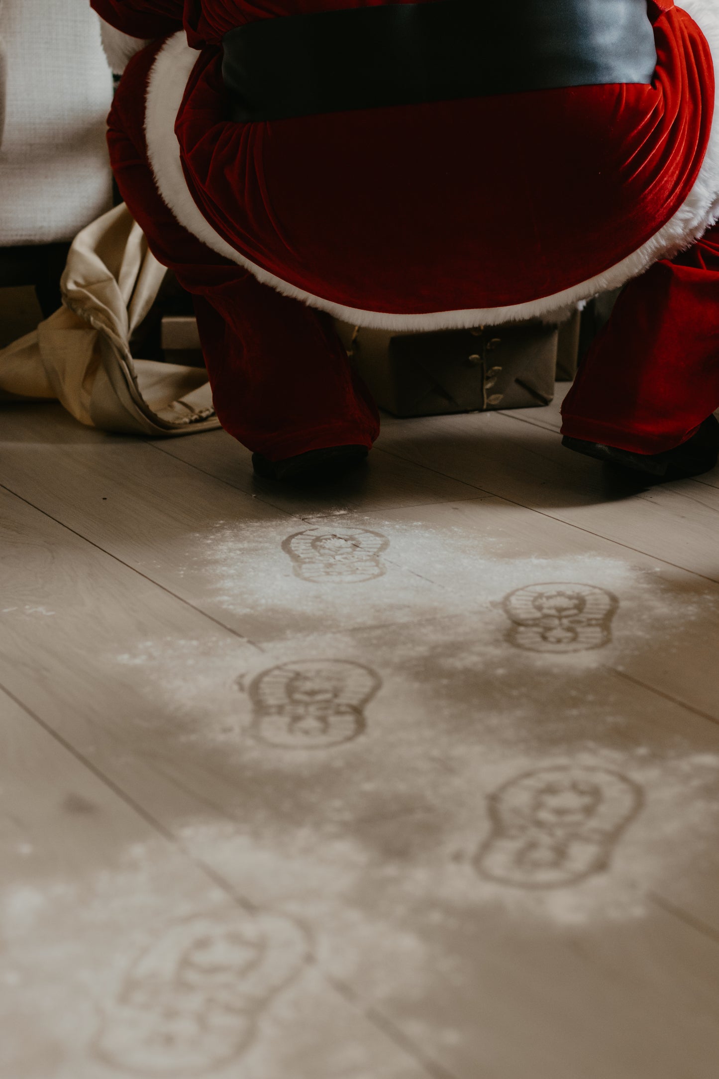 Santa Foot Prints
