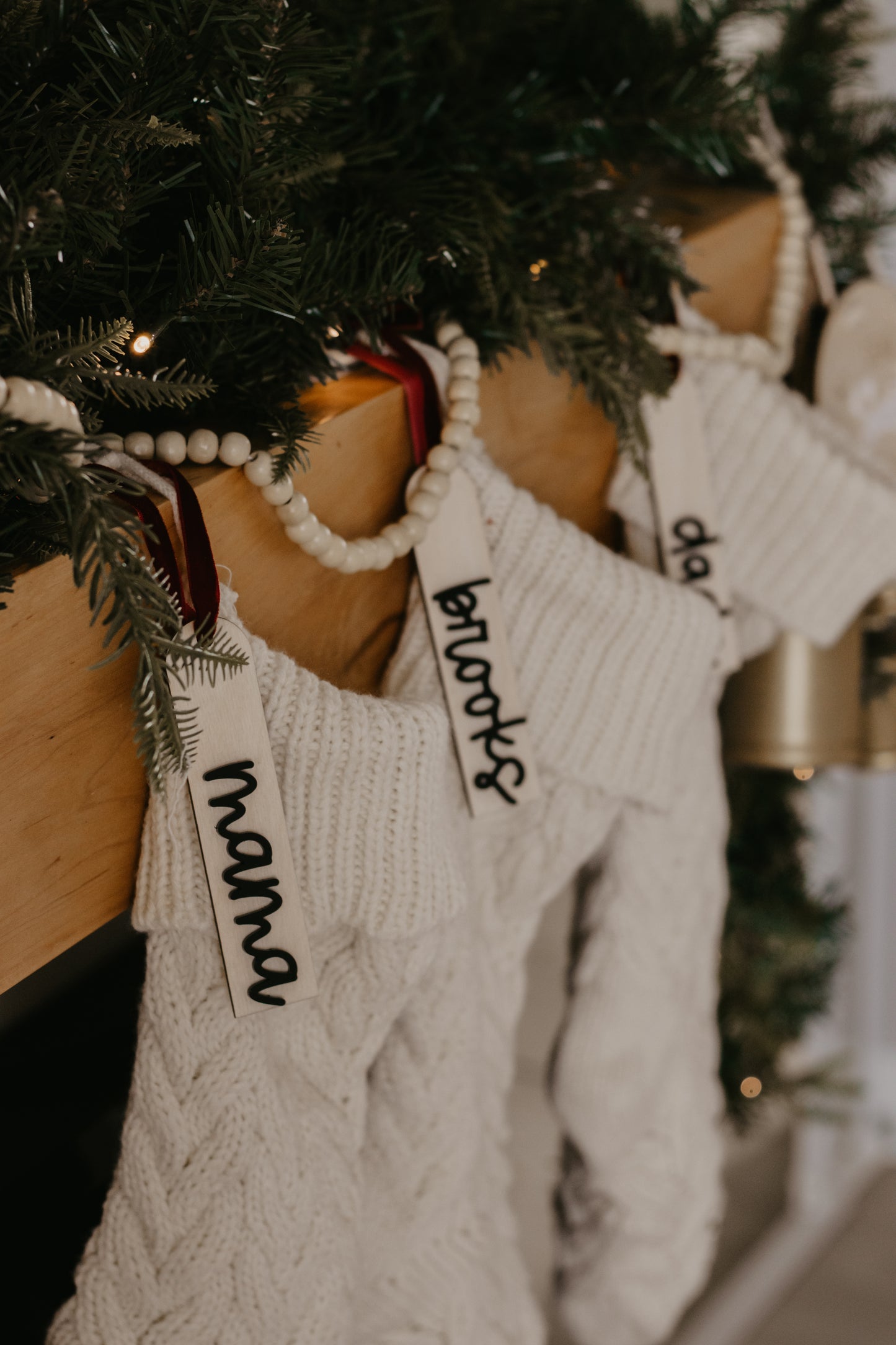 Script Stocking Tag