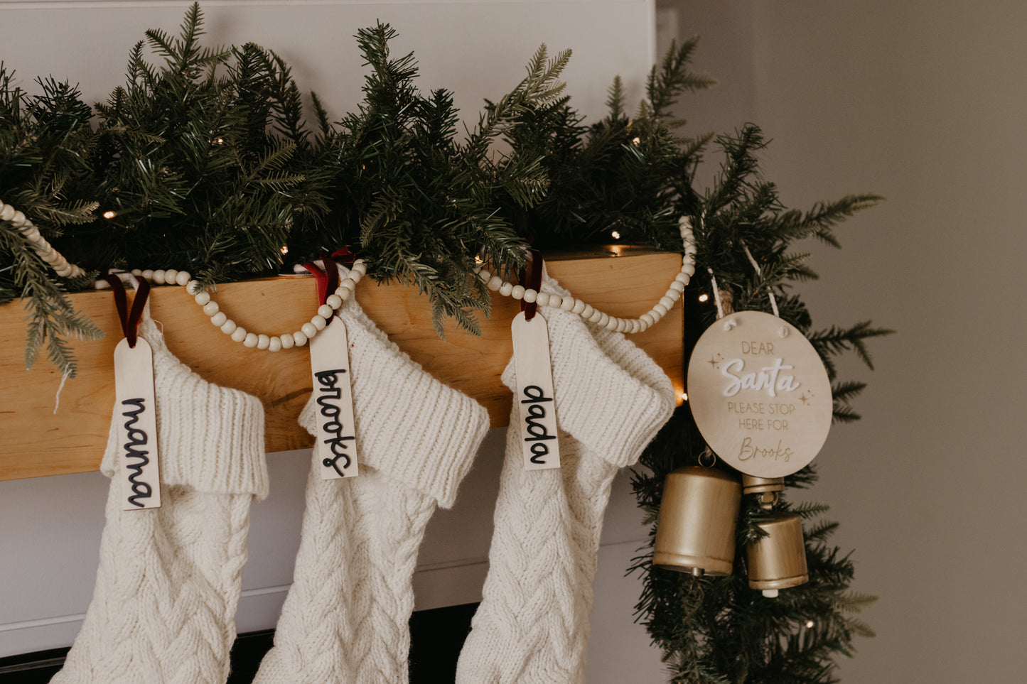 Script Stocking Tag
