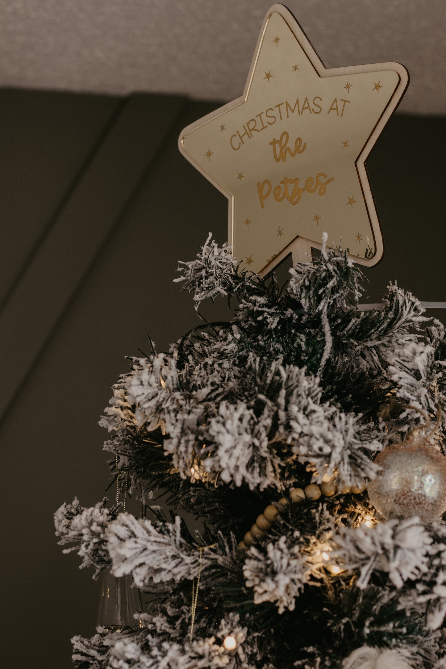 Personalized Christmas Tree Topper