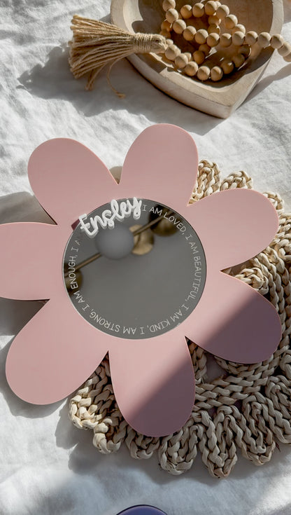 Flower Affirmation Mirror