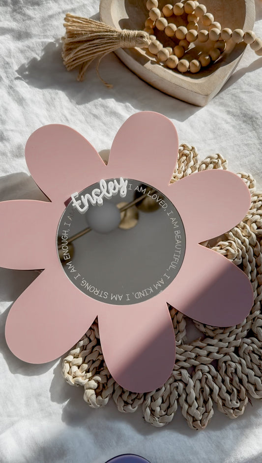 Flower Affirmation Mirror