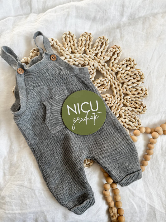 Minimal NICU Graduate Plaque
