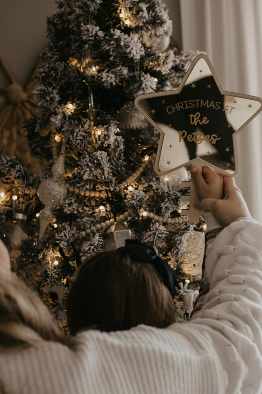 Personalized Christmas Tree Topper